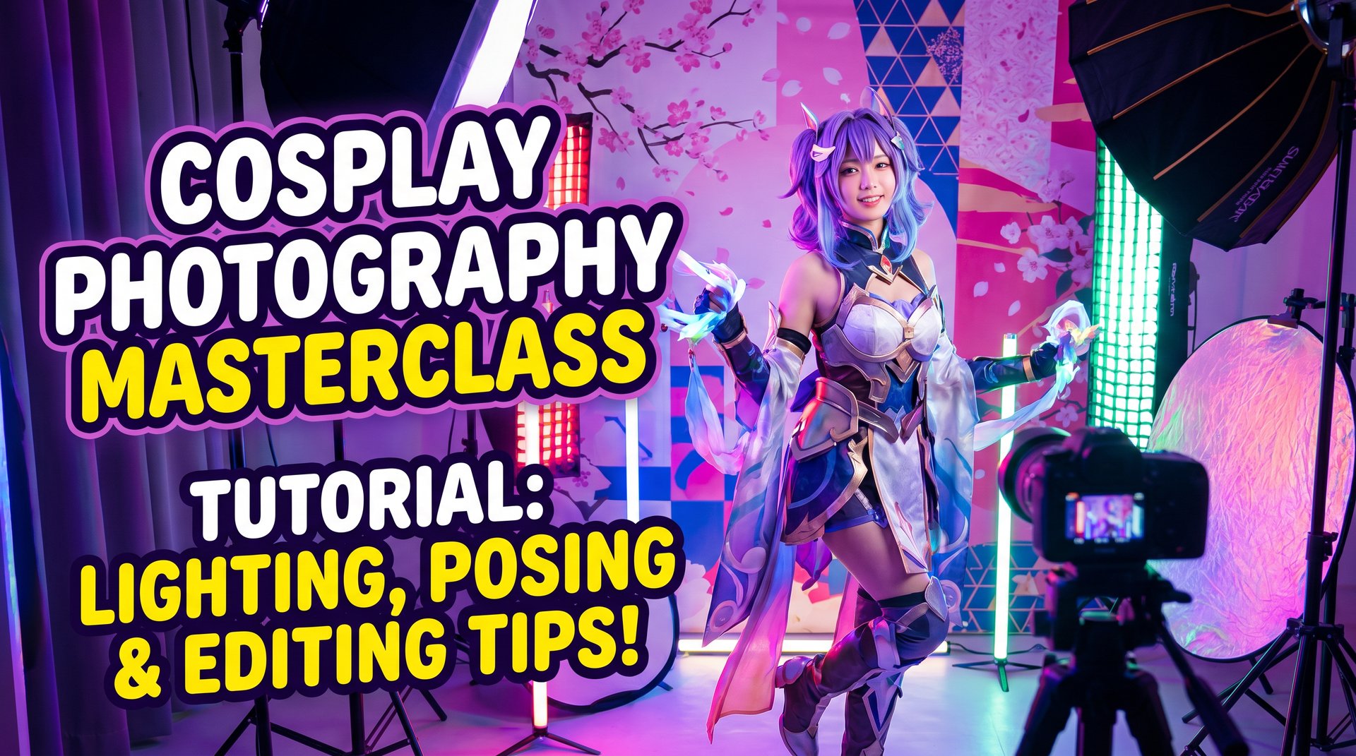 视频平台Cosplay摄影视频教程